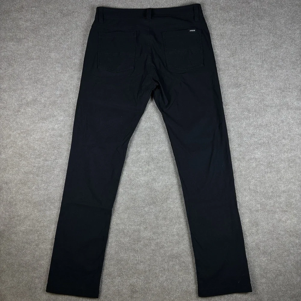 Prana Slim Fit Pants Mens 31x30 Black Stretch 5 Pocket Performance Hiking